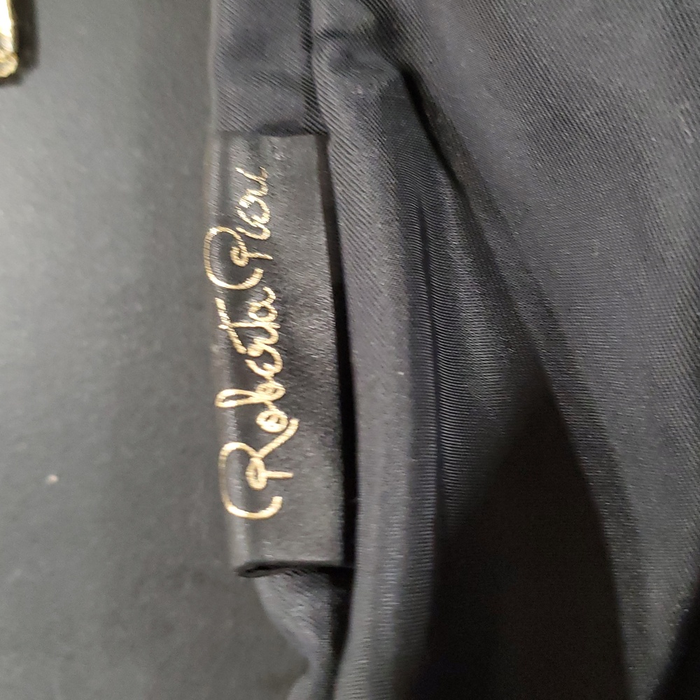Roberta Pieri Black Canvas Tote Bag - Picture 15 of 16